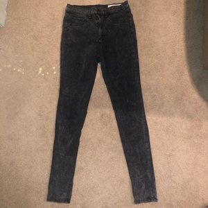 Rag & Bone Justine Skinny Jean in rosebowl black